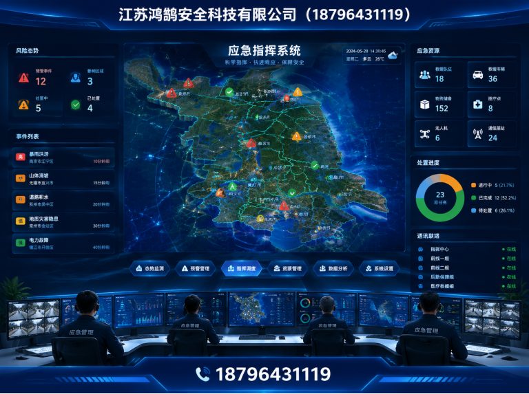 合肥应急指挥系统展示图